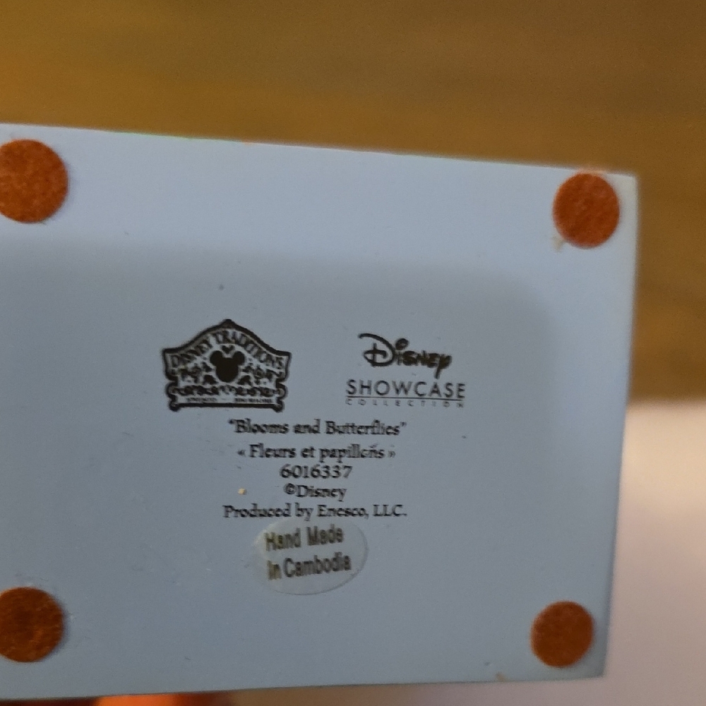 Disney Traditions: "Blooms And Butterflies" -Jim Shore #6016337. NEW - Picture 6 of 7